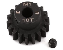 Hardened Steel Mod 1 Pinion Gear (5mm Bore) (18T)