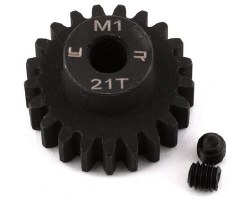 Hardened Steel Mod 1 Pinion Gear (5mm Bore) (21T)