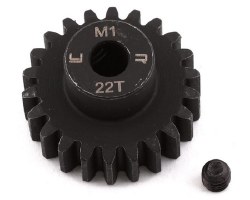 Hardened Steel Mod 1 Pinion Gear (5mm Bore) (22T)