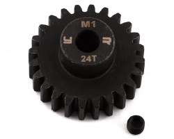 Hardened Steel Mod 1 Pinion Gear (5mm Bore) (24T)