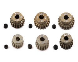 Hard Coated 48P Aluminum Pinion Gear Set (15, 16, 17, 18, 19, 20T)