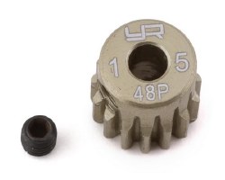 48P Hard Coated Aluminum Pinion Gear (15T)