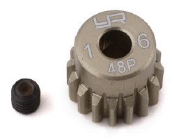 48P Hard Coated Aluminum Pinion Gear (16T)