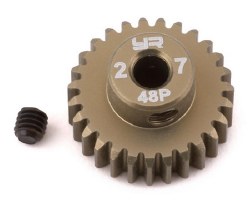 48P Hard Coated Aluminum Pinion Gear (27T)