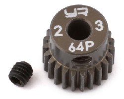 64P Hard Coated Aluminum Pinion Gear (23T)