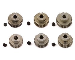 Hard Coated 64P Aluminum Pinion Gear Set (29, 30, 31, 32, 33, 34T)