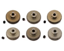 Hard Coated 64P Aluminum Pinion Gear Set (41, 42, 43, 44, 45, 46T)