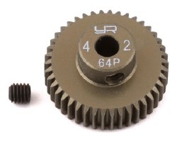 64P Hard Coated Aluminum Pinion Gear (42T)
