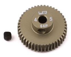 64P Hard Coated Aluminum Pinion Gear (45T)