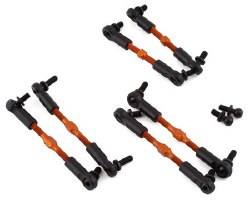 HPI RS4 Aluminum Linkage Set (Orange) (6)