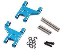 Tamiya CC-01 Aluminum Front Lower Suspension Arms (Blue) (2)