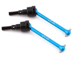 Tamiya CC-01 Aluminum & Steel Universal CVD Drive Shafts (Blue) (2)