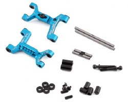 Tamiya TT-02 RWD Aluminum Rear Lower Suspension Arms (Blue) (2)