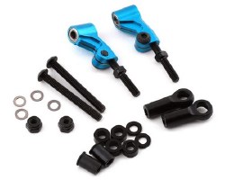 Tamiya TT-02 RWD Aluminum Front/Rear Upper Suspension Arm (Blue) (2)