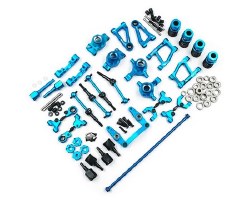 Tamiya TT-01/TT-01E Aluminum Performance Conversion Kit (Blue)