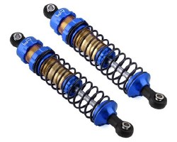 90mm Aluminum TR-XB Big Bore Shocks (Blue) (2)