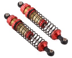 90mm Aluminum TR-XB Big Bore Shocks (Red) (2)