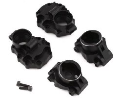 Traxxas TRX-4 Aluminum Rear Portal Drive Hub & Housing (Black) (45g)