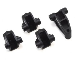 Traxxas TRX-4 Aluminum Suspension Link Mount Set (Black)