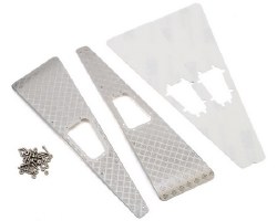 Traxxas TRX-4 Stainless Steel Diamond Plate Front Hood Panels