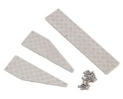 Traxxas TRX-4 Stainless Steel Diamond Plate Rear Bumper Panels