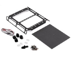 Traxxas TRX-6 Mercedes Benz Aluminum & Carbon Roof Rack (Black)