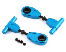 Tamiya TT-02 Aluminum Upper Front Suspension Arm (Blue) (2)