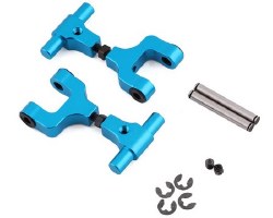 Tamiya TT-02 Aluminum Rear Upper Suspension Arms (Blue) (2)