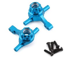 Tamiya TT-02 Aluminum Steering Knuckle Set (Blue) (2)