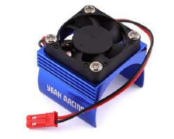 Aluminum 540 Size Motor Heat Sink w/Cooling Fan (Blue)