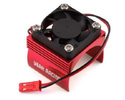 Aluminum 540 Size Motor Heat Sink w/Cooling Fan (Red)