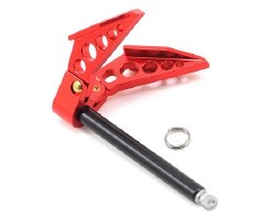 Aluminum 1/10 Crawler Scale Accessory (Foldable Winch Anchor) (Red)
