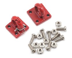 Four Bolt Tow Ring (Red) (2)