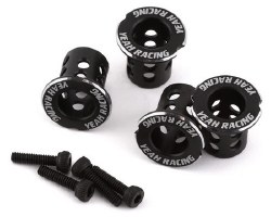6mm Aluminum Adjustable Body Mounts (Black) (4)