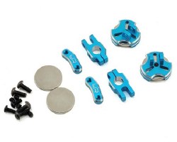 Aluminum CNC Magnetic Invisible Body Mount (Blue)