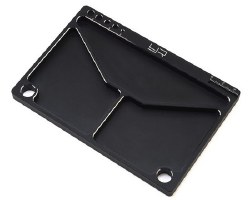 Aluminum Parts Tray (Black) (145x95x5mm)