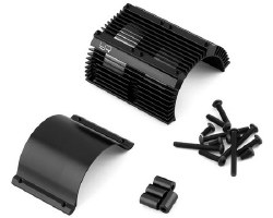 Aluminum Motor Heat Sink (Black) (40.8mm Diameter)