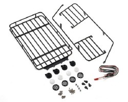 Metal Roll Cage w/Roof Rack & LED Light (AXID9060)