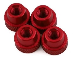 Aluminum Setup System Lock Nuts (Red) (4)