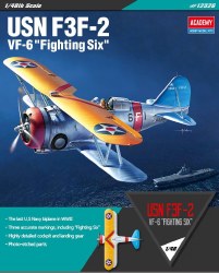 "Academy 1/48 USN F3F-2 VF-6 ""Fighting Six"""