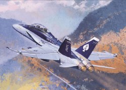 "Academy 1/72 F/A 18D HORNET""US MARINES - Reproduction"