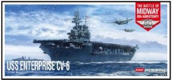 "Academy 1/700 USS CV-6 Enterprise ""Battle of Midway"""