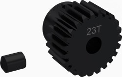 Pinion Gear 23T 0.5 MOD CNC 3.2mm Bore