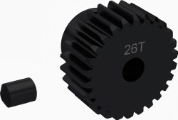 Pinion Gear 26T 0.5 MOD CNC 3.2mm Bore