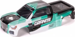 GRANITE 4X4 Clipless Painted Decaled Trimmed Body (Green/Black)