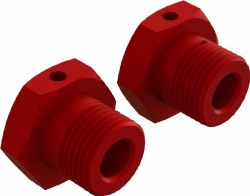 AR310904 Aluminum Wheel Hex 17mm Red (2)