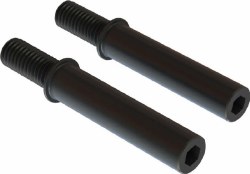 Steel Steering Post 6x40mm (Black) (2)