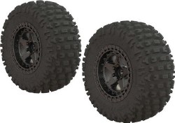 Dboots 'Fortress SC' Tire Set Glued Gun Metal (2)