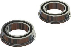 Flange Ball Bearing 10x15x4mm 2RS (2)