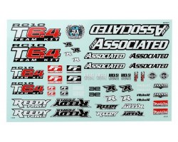 RC10T6.4 Decal Sheet